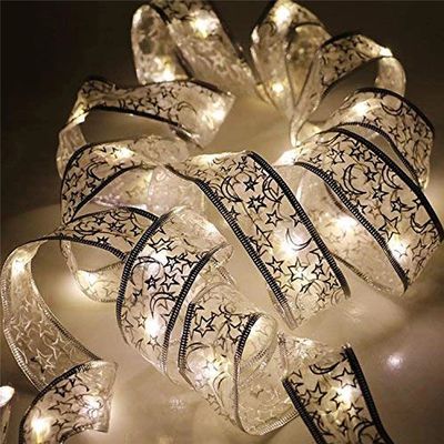 LED 1/2m Fairy Lights Strings Cooper Wire Ribbon Bows Lights