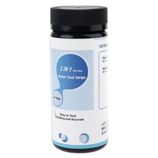 50 Strips Water Test Strips Free Chlorine Hardness 适用于 Po