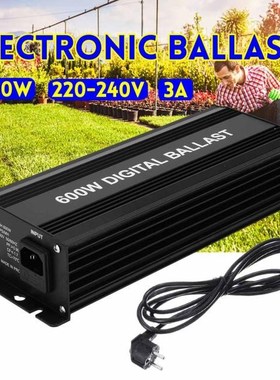 Digital 600W Ballasts for Garden Planter Grow Lights HPS MH