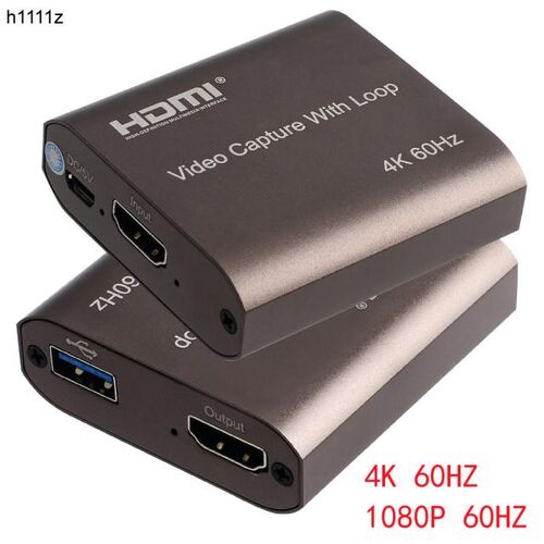 H1111Z 4K 60Hz HDMI Video Capture Card TV Loop 1080P Game Re