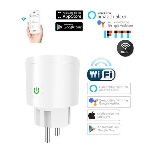 WiFi Smart Plug Wireless Remote Socket Timer Plug Voice Cont