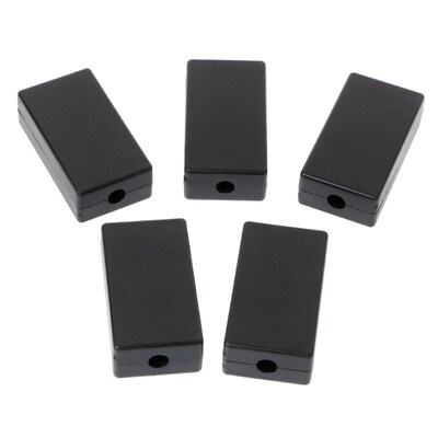 5Pcs Black Plastic Electronic Project Box Enclosure Instrume
