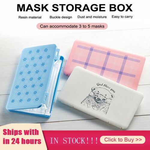 Portable Disposable Face Masks Organizer Dustproof Moisture-