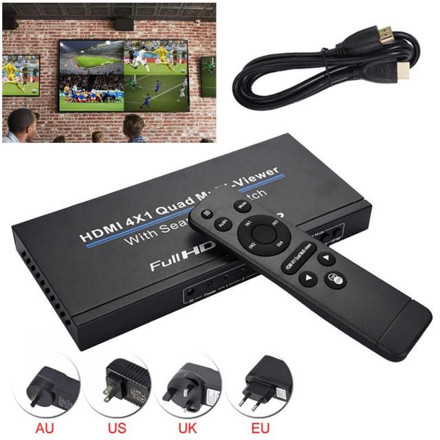 Switcher Seamless Multiviewer Switch IR Screen Splitter Conv