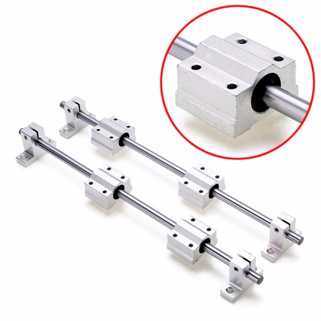8mm 300mm Linear Rail Shaft With SK8 SCS8UU Guide Support Be