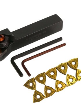 WWLNR1616H08 16x100mm Lathe Turning Tool Holder + 10Pcs WNMG