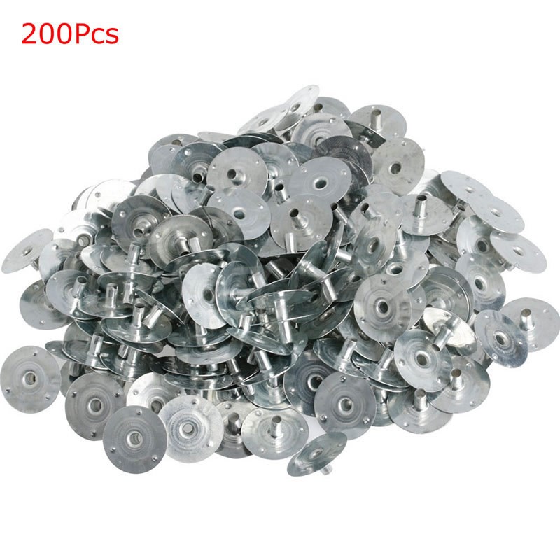 100/200Pcs Candle Wick Metal Sustainer Wick Tabs Silver For