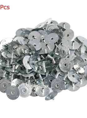 100/200Pcs Candle Wick Metal Sustainer Wick Tabs Silver For