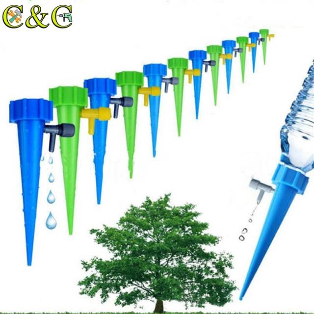 3Pcs/Lot Garden Automatic Drip Cone Lazy Watering Spike Plan