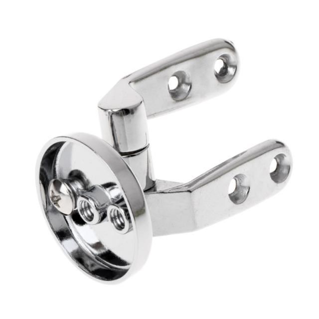 Alloy Toilet Seat Hinges Mountings Set Chrome with Screws 适