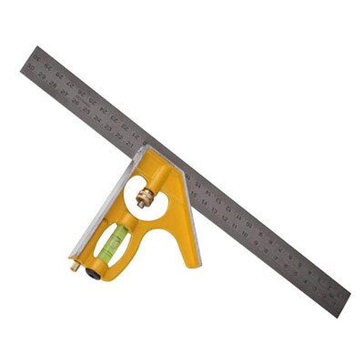 Stainless Steel Combination Square Angle Ruler 0-180 Degrees
