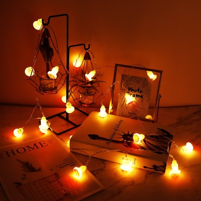 2M 20 LED Mushroom Shape Wire String Light Battery Operated