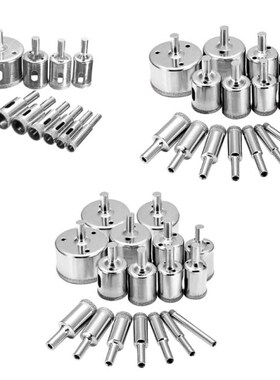 Hollow Core Drill Bit Set for Ceramic, Glass, Porcelain Tile