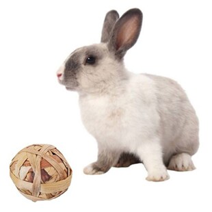 4pcs Hamster Rabbit Chewing Grass Ball Small Pet Teeth Clean