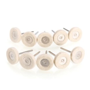 10PCS Buffing Mini Dril Polishing Pad Felt Wool Rotary Wheel