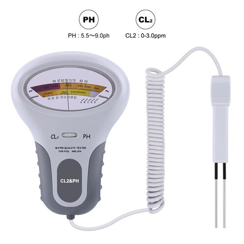 2 in 1 PH Chlorine Meter Tester PC-101 PH Tester Chlorine Wa