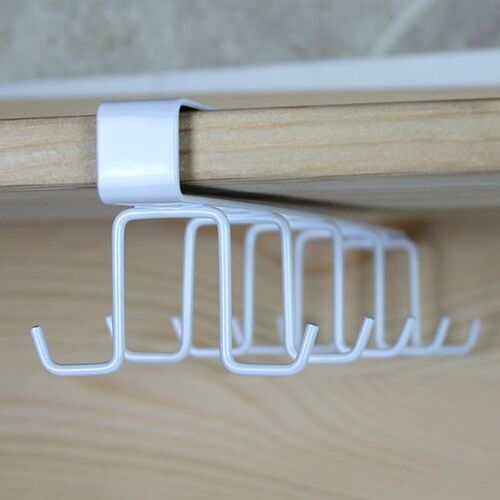 Practical Design Kitchen Storage Rack 10 Hooks Metal Cupboar