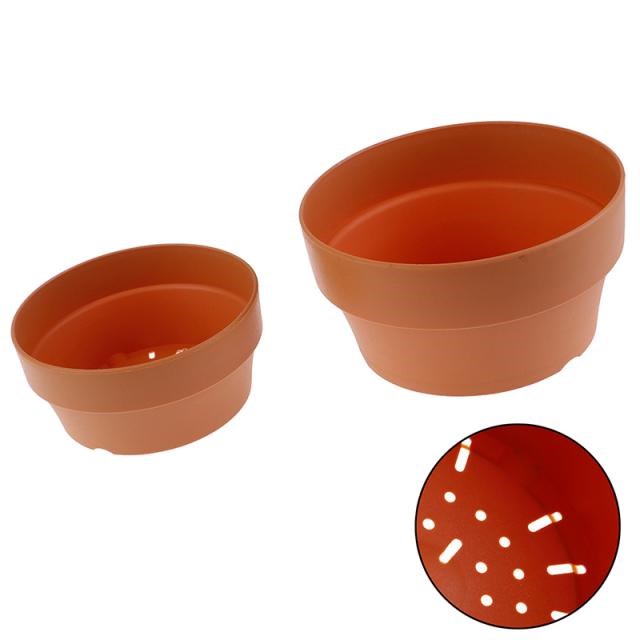 Plastic Flower Plants Pots Nursery Garden Planter Home Offic