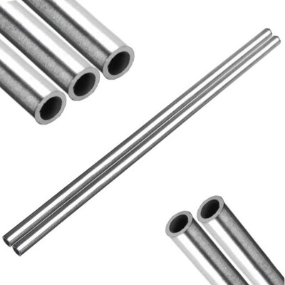 2pcs Silver 304 Stainless Steel Capillary Tube Corrosion Res