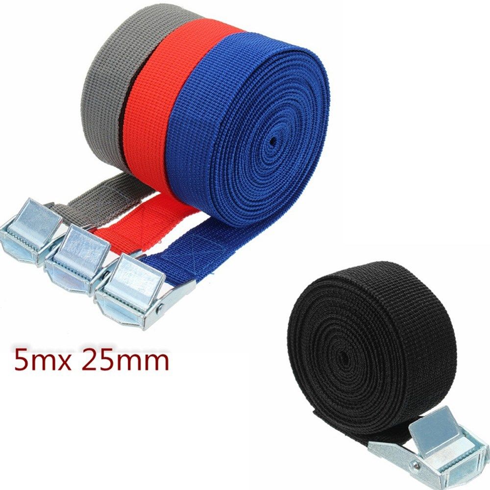 5m car tension rope ratchet tie luggage strap tied auto car