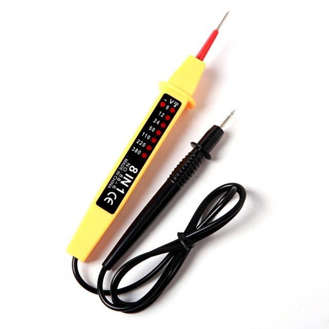 6-380V Voltage Tester 8-In-1 Polarity Current Tester AC Dire