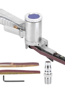 1set Pneumatic Belt Sander 10mm Woodworking Grinding Polishi