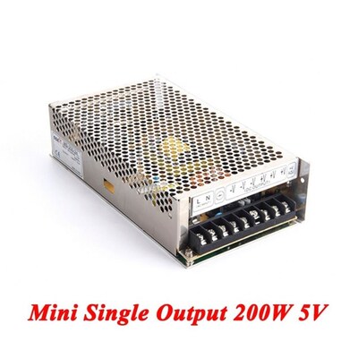 MS-200-5 Mini switching power supply 200W 5v 40A,Single Outp