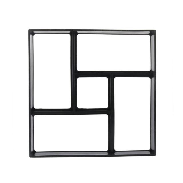 Garden Manually Paving Cement Brick Mold DIY Plastic Concret