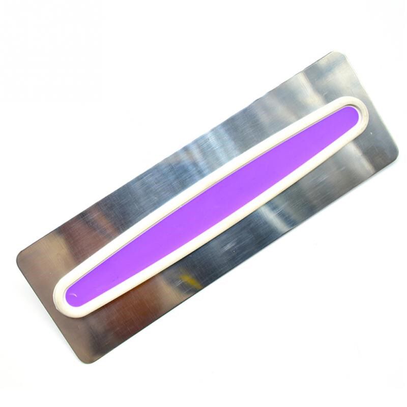 Stainless Steel Dough Cutter Pastry Spatulas Pizza Scraper F