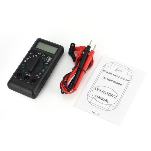 DT-182 Digital Mini Multimeter DC/AC Voltage Current Meter H