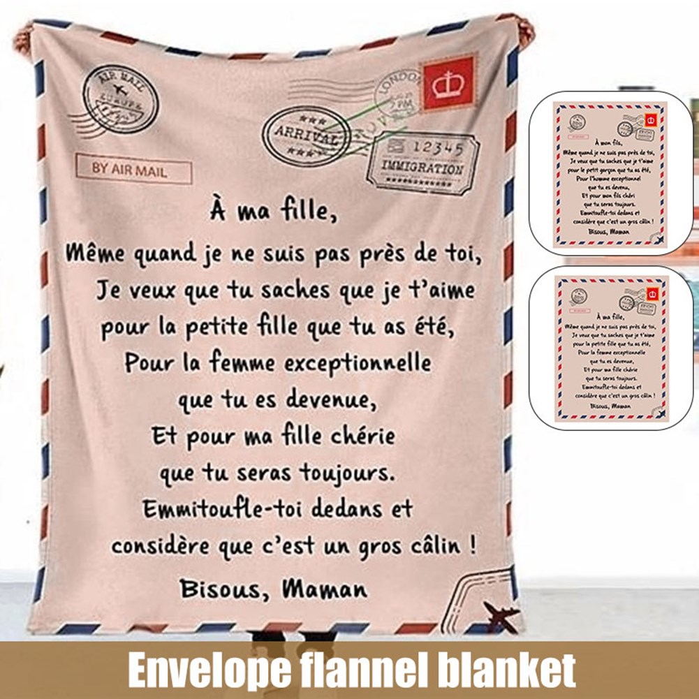 Premium Blanket to My Daughter Son Durable High Quality Comf