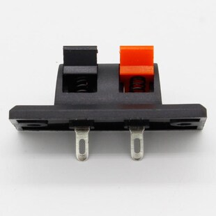 5 Pcs 2 Positions Connector Terminal Push in Jack Spring Loa