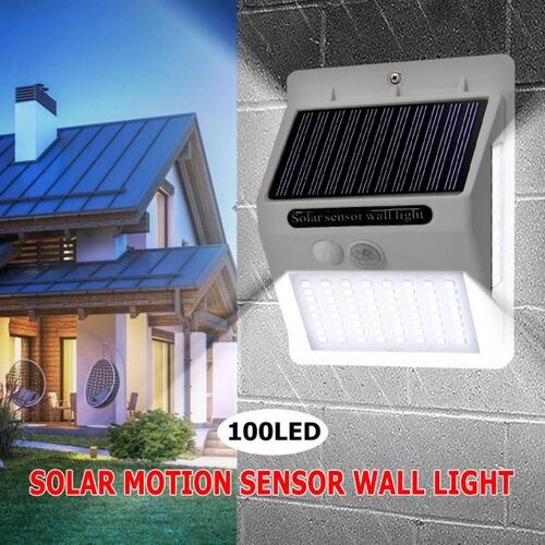 100LED Three-sided Solar Motion Sensor Sunlight control Sola