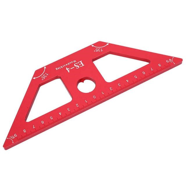 ES-4 Woodworking Ruler 45 Degree Scriber Multifunctional Mea