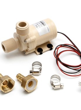 12V Solar Submersible Hot Water Pump Circulation 212 F Brush