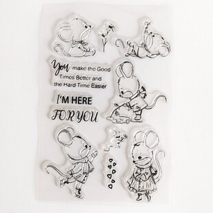 Clear Rubber Stamp Cutting Dies Template Set Embossing Stenc