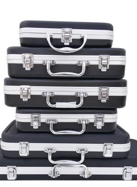 Portable Plastic Aluminum Alloy ToolBox Suitcase Impact Resi