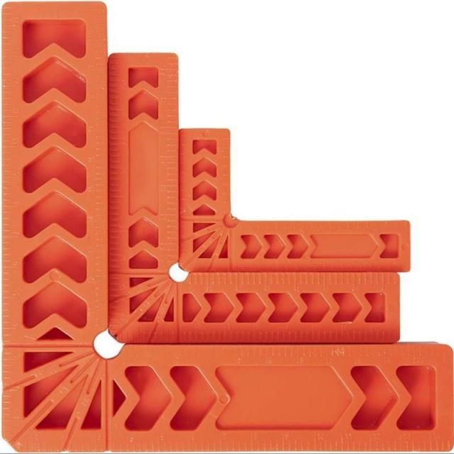 90 Degree Right Angle Clamp L-Square Holder Ruler Locator Cl