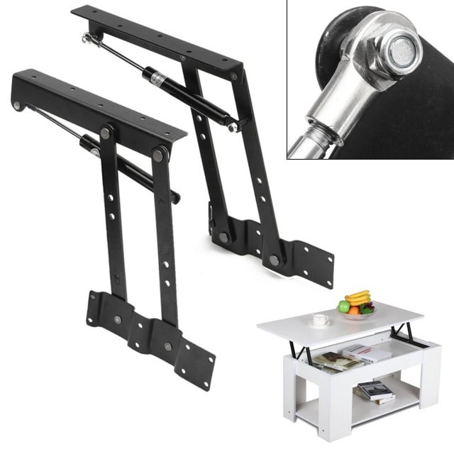 2PCS Lift Up Top Coffee Table Lifting Frame Mechanism Spring