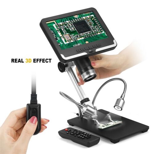 AD206 1080P 3D 2MP Digital Microscope Soldering Microscope F