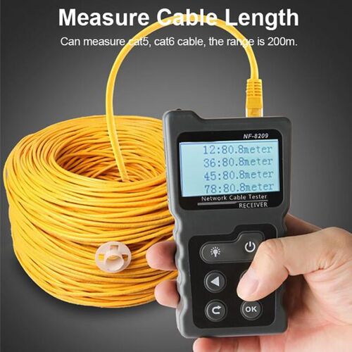 Multi-functional LCD Network Cable Tester Wire  PoE Checker