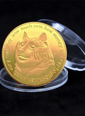 Dogecoin Gold Silver Doge Commemorative Coins Collection Wow