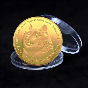 Dogecoin Gold Silver Doge Commemorative Coins Collection Wow
