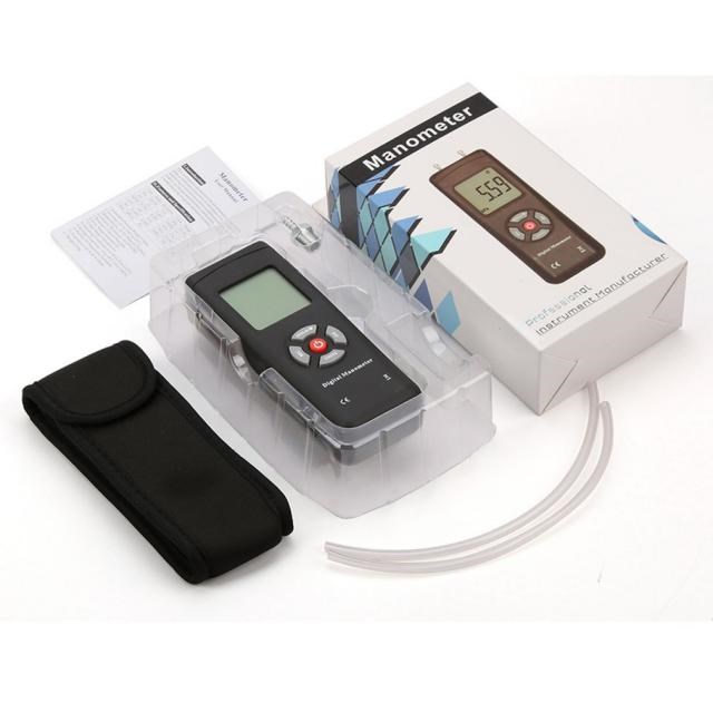 TL-100 Digital Manometer Air Pressure Meter Portable Pressur