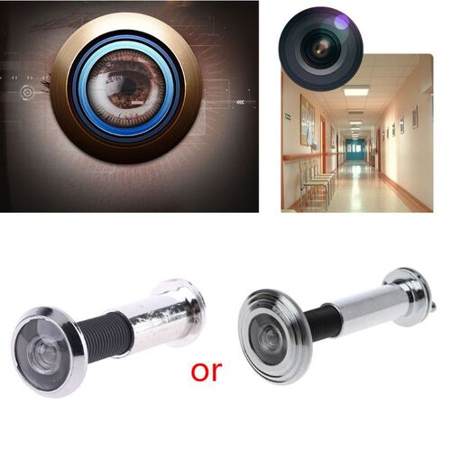 220 Degree Wide Door Viewer 14mm Privacy Cover Adjustable Se