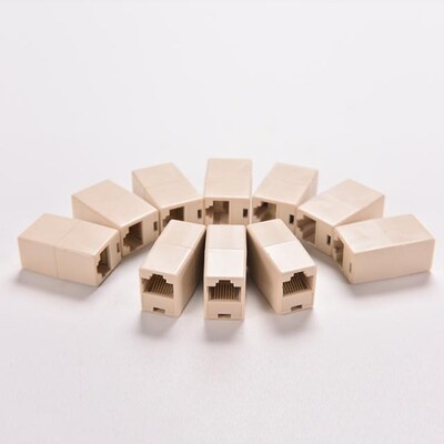1/5PCS RJ45 Cat5 8P8C Socket Connector Coupler 适用于 Extens