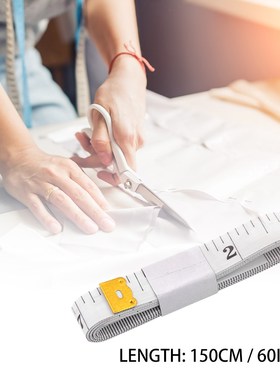Soft Flat Ruler Centimeter Measure Meter Body Measuring Tape