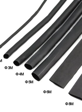 Termoretractil Heat Shrink Sleeving 21 Black Connector 1mm