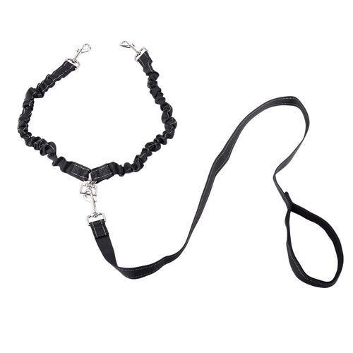 Two 2 Way Dog Coupler Lead Leash Splitter Strong Nylon Twin
