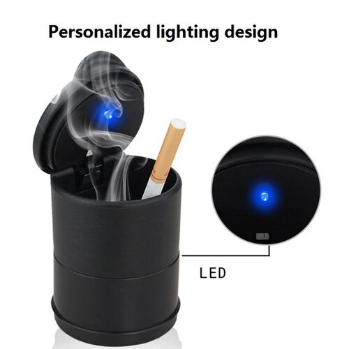 Car Accessories Portable LED Car Ashtray High Quality Univer